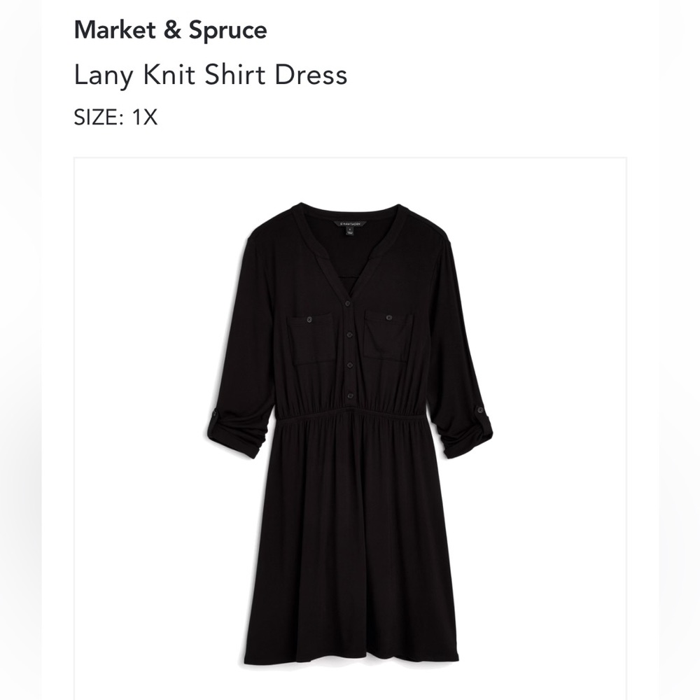 Market & Spruce Laney Knit Shirt dress